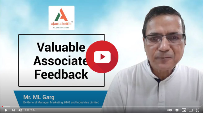 VINAYAGAMURTHY ANANDHAKUMAR fulfilling glass packaging needs for the past 40 years – M.L. Garg, HNG & Industries